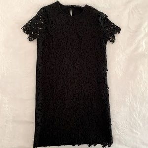 Zara Lace Black Dress Size Medium